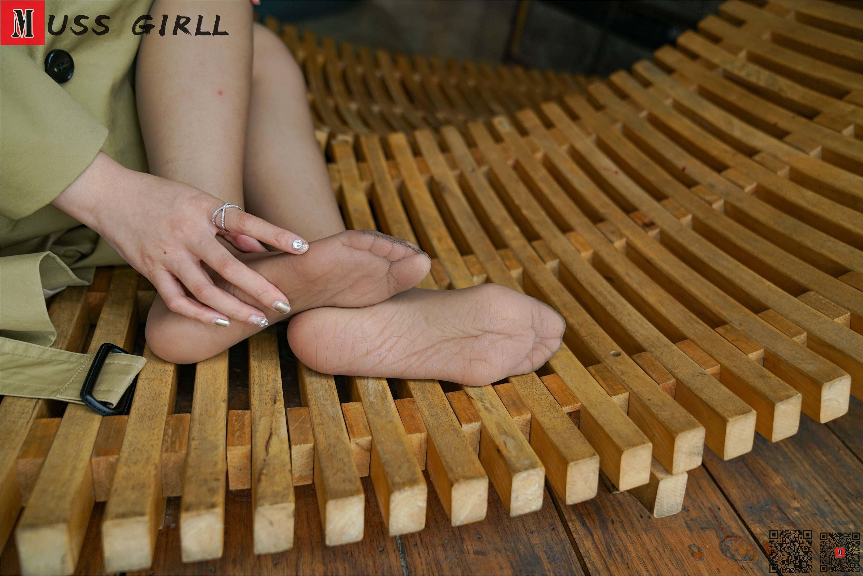 MussGirl慕丝女郎  NO.171 灰丝风衣